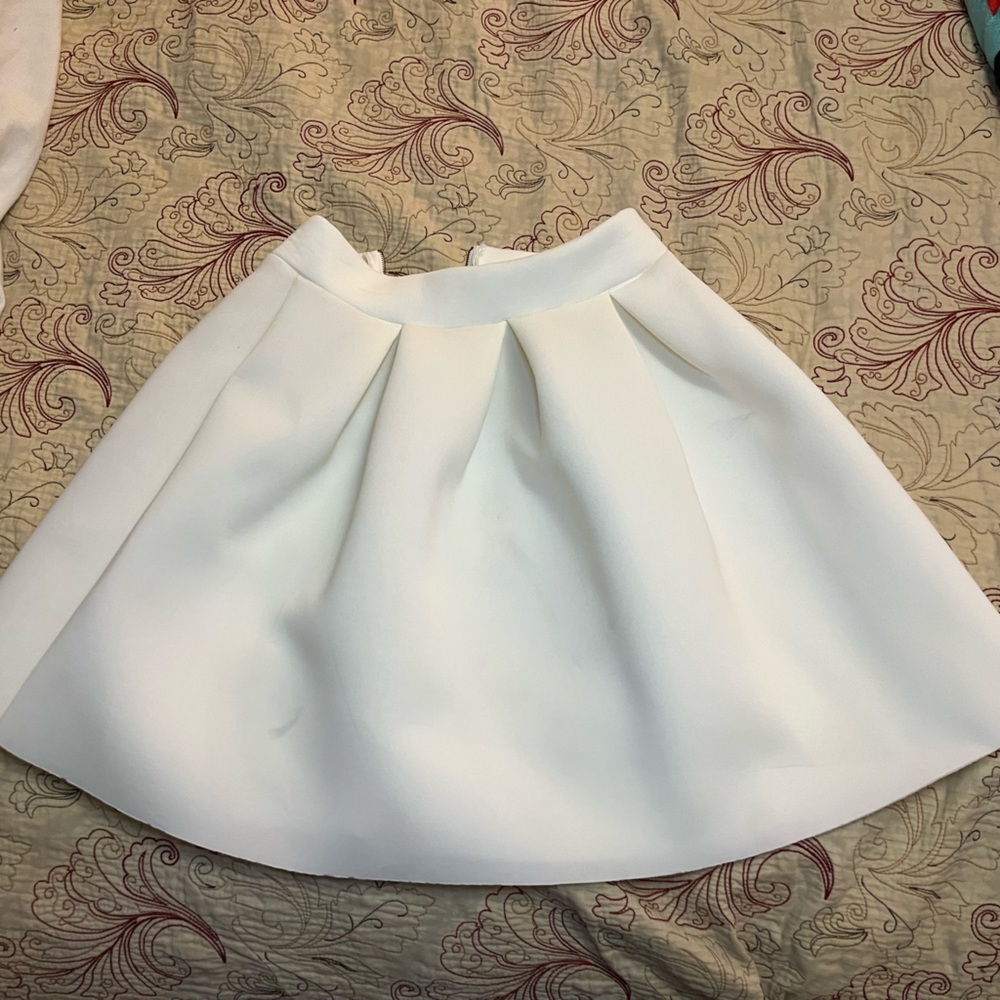 White skirt